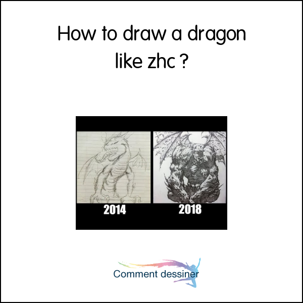 How to draw a dragon like zhc